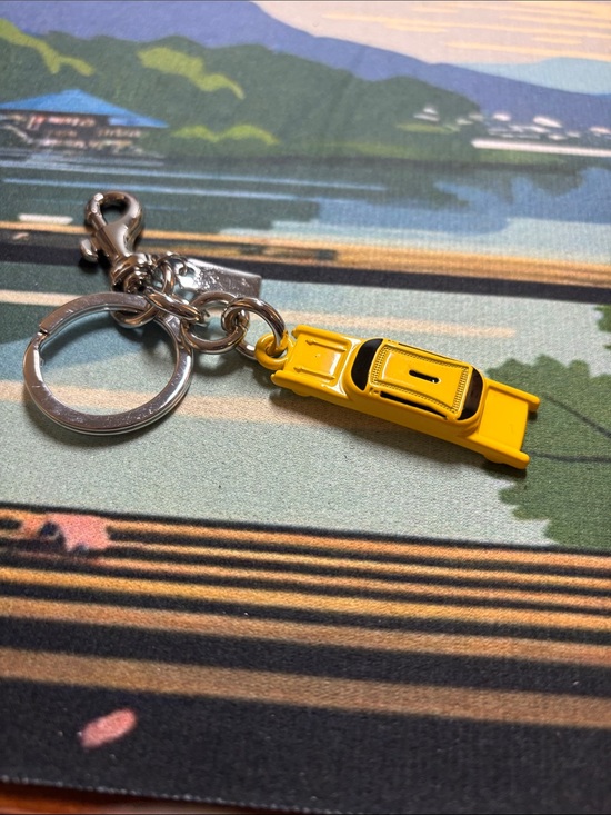 Accessories - Yellow Car Keychain Charm